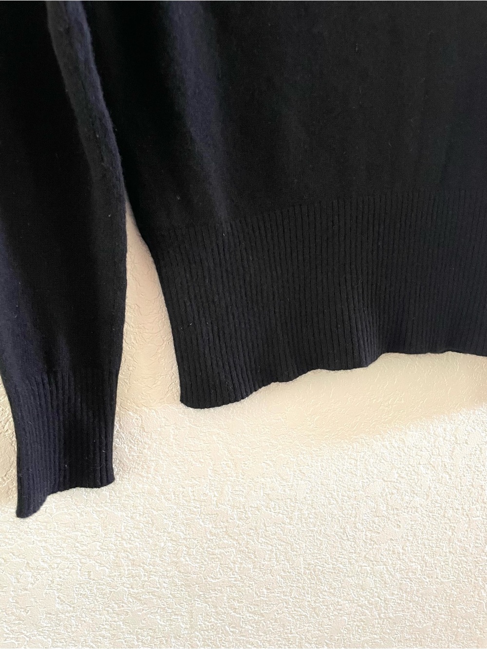Black Cashmere Cardigan Sweater with Rhinestone Buttons Sz Small - Luxury Glam - Picture 7 of 12
